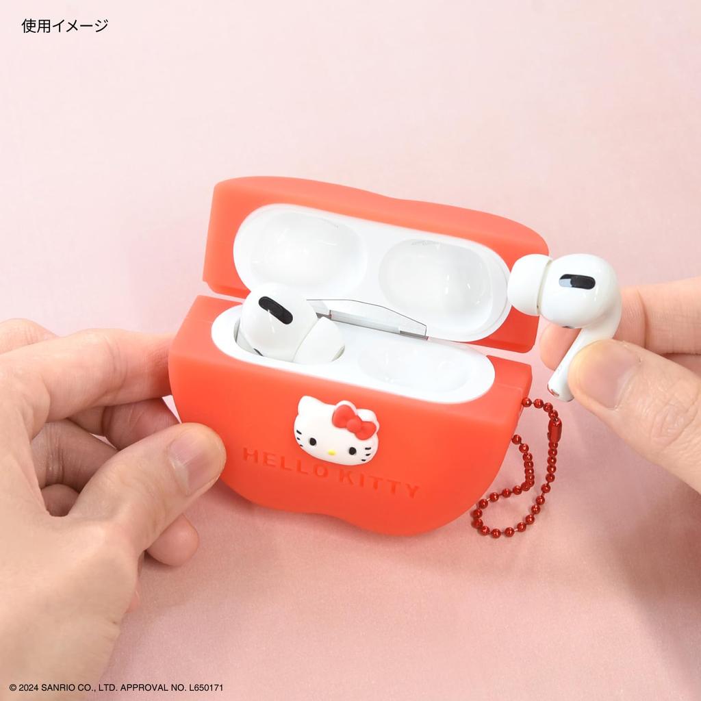 Gourmandies Sanrio Characters Hello Kitty Silicone Case for AirPods Pro Pro (2nd Generation)/AirPods (SANG-425KT)
