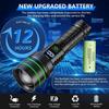 Super Bright Flashlight USB Rechargeable LED Long Range Tactical Torch Outdoor Waterproof Camping Fishing Lamp Use 26650 Battery