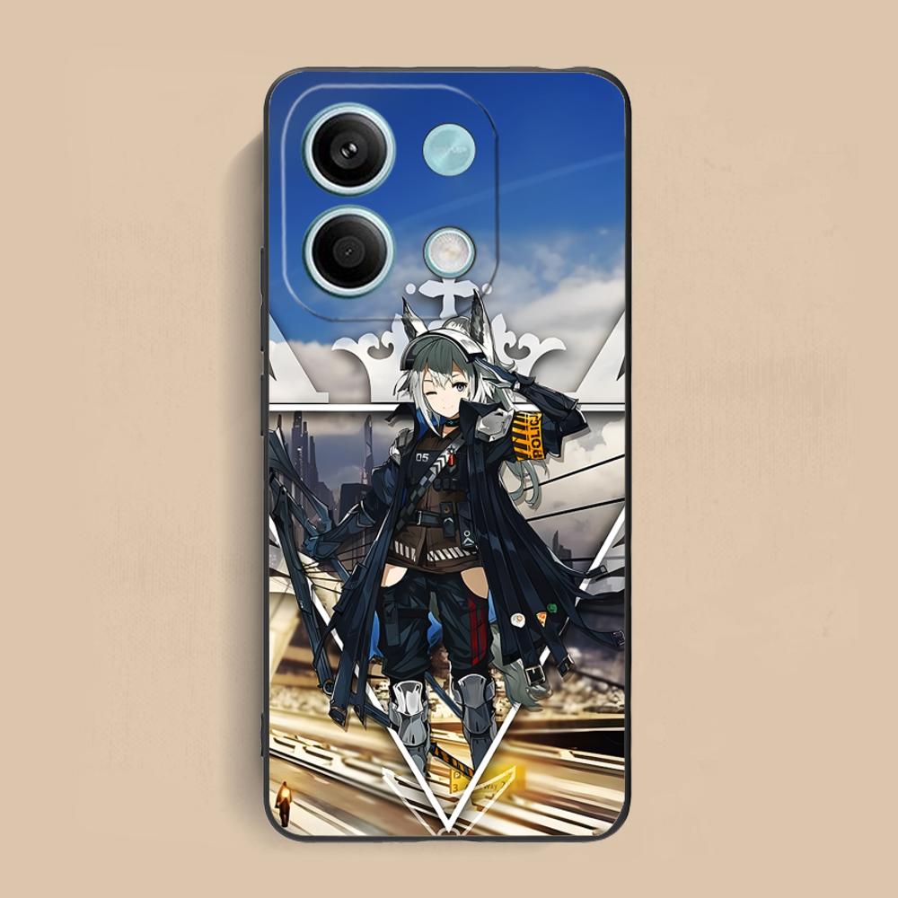 Arknights Grani Matte TPU Mobile Phone Case for Xiaomi Redmi 15 14 13 12 A5 3 2 1 C Plus 4G 5G Colorful Printing Cover