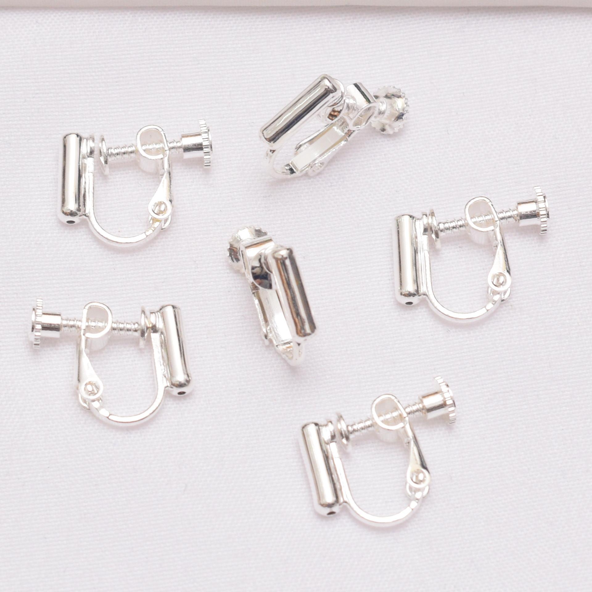 

10 шт. Цветные спиральные клипсы для ушей, конвертер, безболезненные аксессуары для пирсинга, регулируемый конвертер своими руками