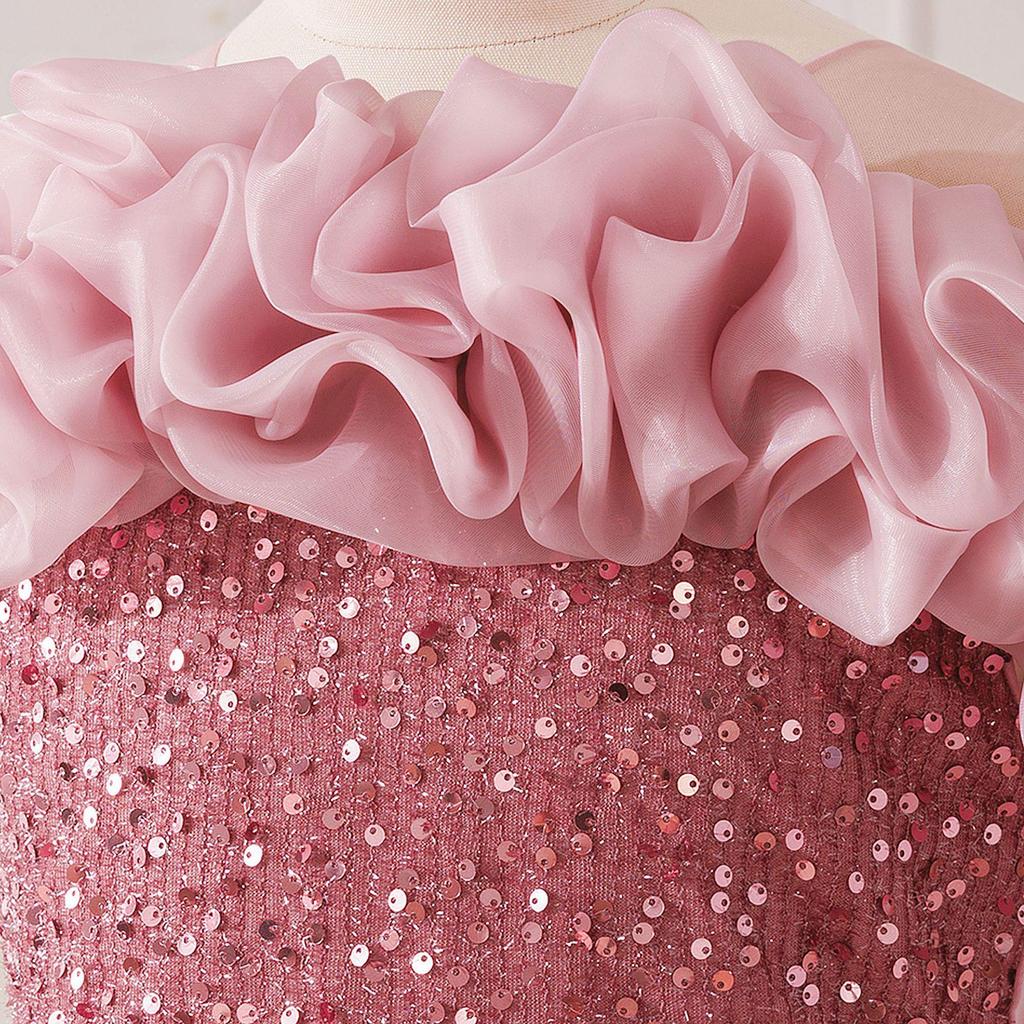 European & American Style Flower Girl Princess Dress - Puffy Skirt for Wedding & Piano Performance