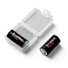 18350 2-Cell Transparent Battery Storage Organizer Case