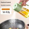 Large Capacity Leak-Proof Glass Oil Sprayer and Pour Bottle with Cover and Handle for Kitchen