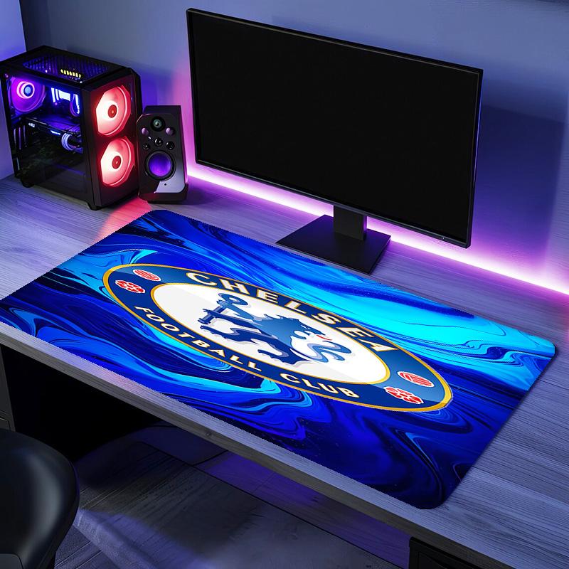 Chelsea FC logo Mouse Pad - Non-Slip Rubber Base, Smooth Surface for Work,Gaming,Office,And Home Use, Desk Mouse Pad