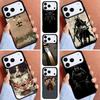 Japan Samurai Art TPU Phone Case for iPhone 16e 15 14 13 12 17 Pro Max Plus Air 17pro Cover Coque