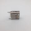 Vertical USB 2.0 Type A Female Port, 13.7mm Connector, 180° Straight Pins, Flat Mouth Socket