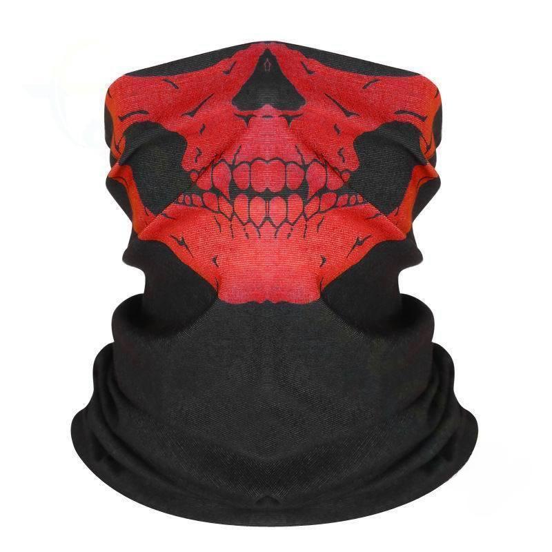 Reflective Skull Head Cover for Outdoor Riding