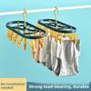 Multi-Functional Home Use Clothes Drying Rack Windproof Creative Design Plastic Clothes Hanger for Balcony T-Shirt Drying Holder