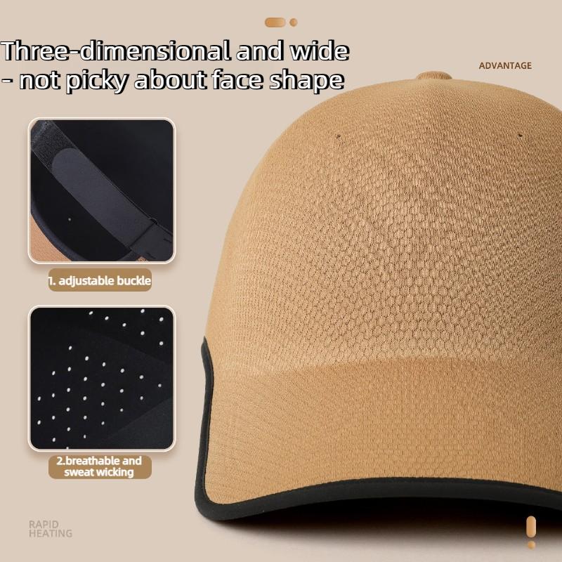 Sommer Große Größe 62cm Einteilig Schnelltrocknend Baseballkappe Verstellbar Draußen Netz Anglerhut Sonnenschutz Sport Atmungsaktive Kappe