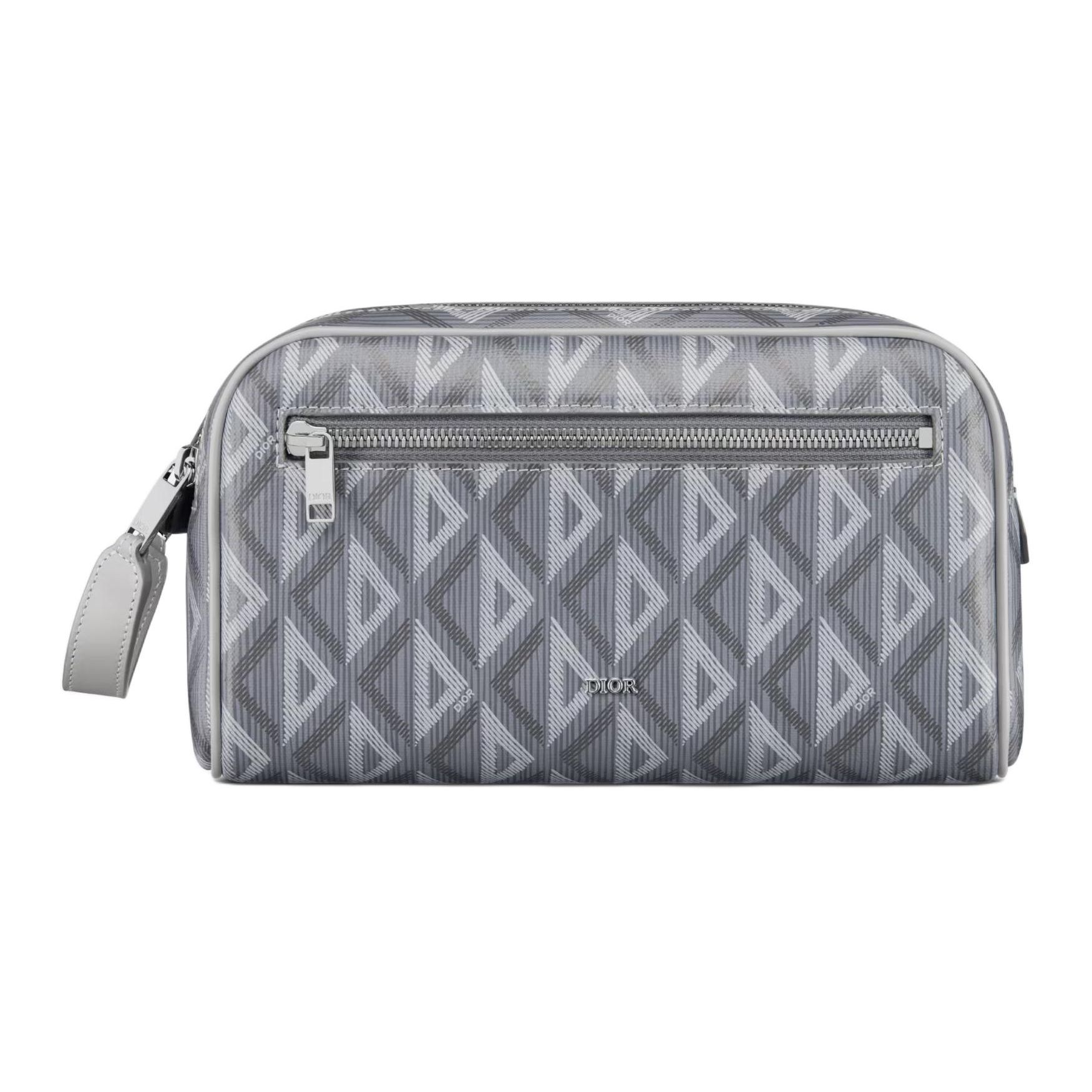 

Dior Logo Canvas Zipper Toiletry Bag Men toiletry bags Gray 2ESCA494CDP-H42E Basic Set (Bag+Dust Bag)
