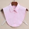 Fashion Half Shirt Style Fake Collar Versatile False Blouse Collar Lapel Half Shirt  Women Men