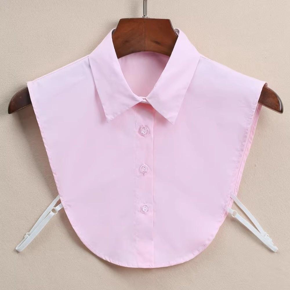Fashion Half Shirt Style Fake Collar Versatile False Blouse Collar Lapel Half Shirt  Women Men