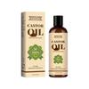Organic Castor Oil,  Pure Cold-Pressed Castor Oil for Longer, Thicker Hair, Eyelashes and Eyebrows, Hair Growth Oil Moisturizing & Strengthening