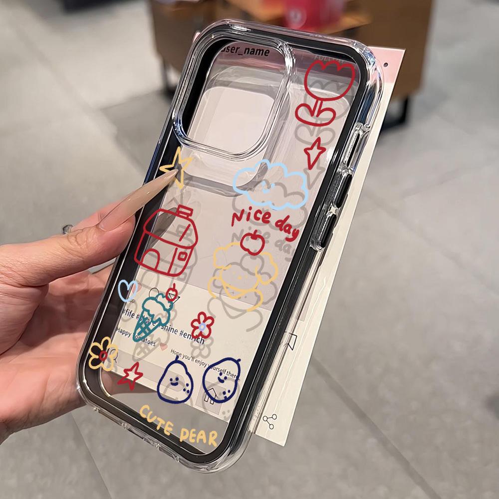 Painted Phone Case for iPhone 17 11 12 13 14 15 16 iPhone 17 12 13 14 15 16 Pro 17 12 13 14 15 16 Pro Max  High Quality Painted Animal Cute Phone Case