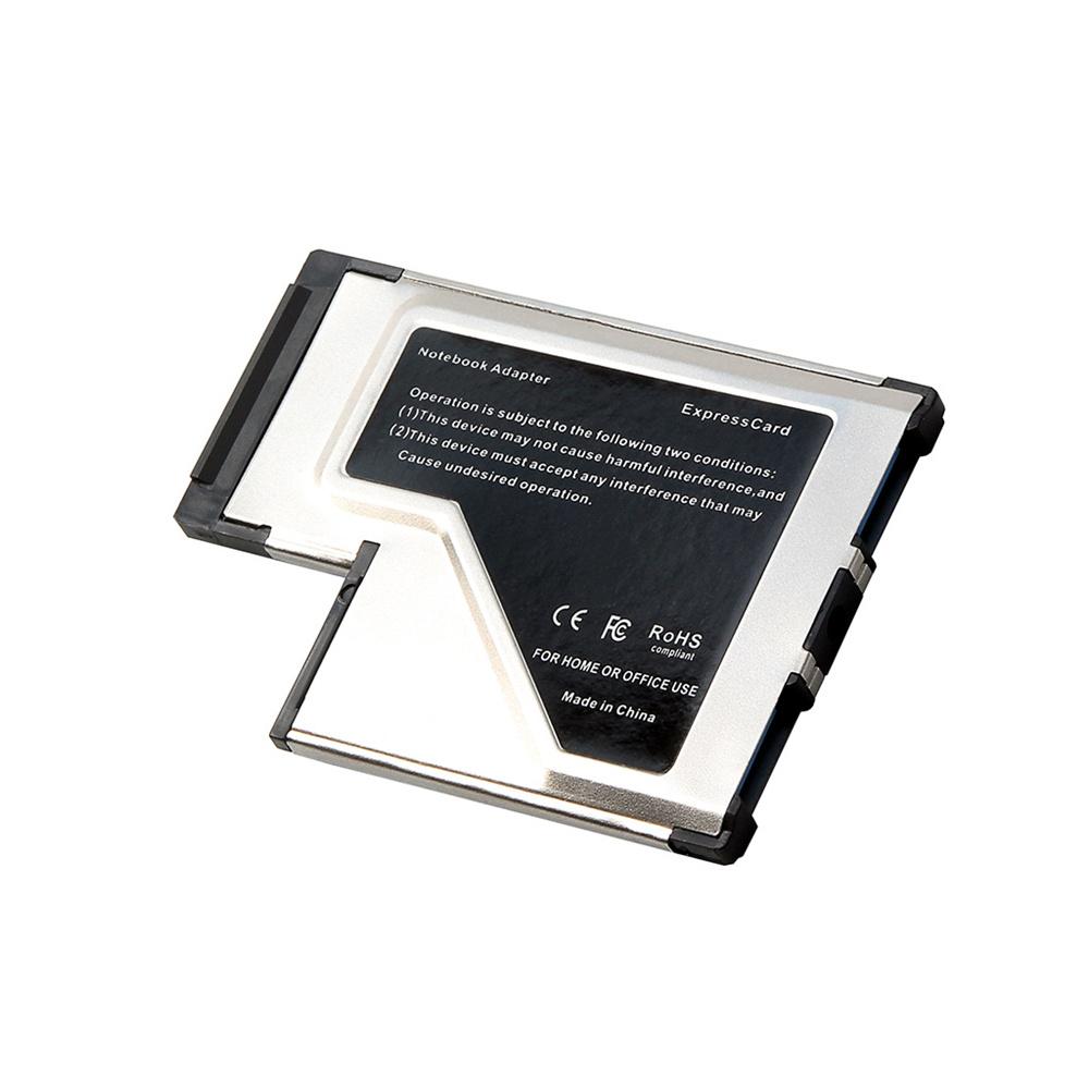 54mm Express Card Expresscard To 2 Ports USB 3.0 Adapter For Laptop NEC Chipest