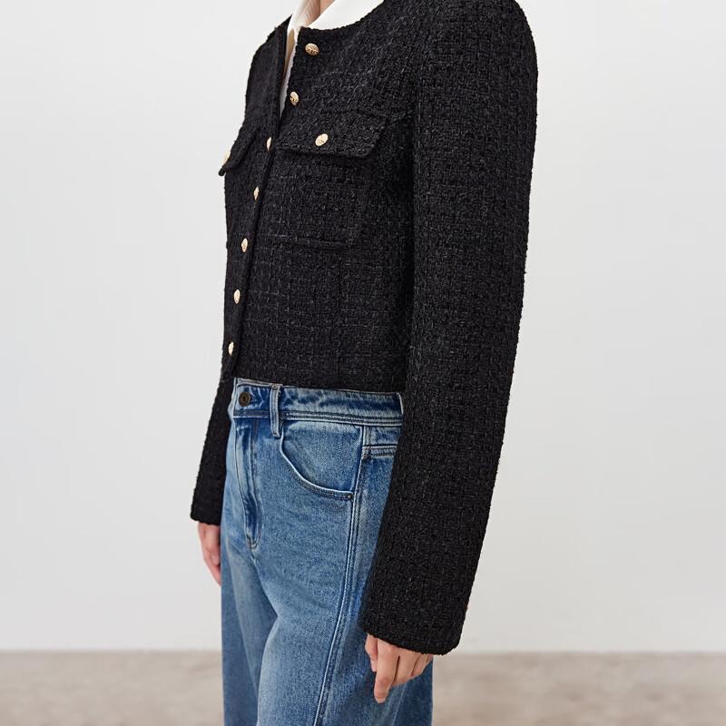 ONLY Women's 2025 Autumn Short Tweed Jacket