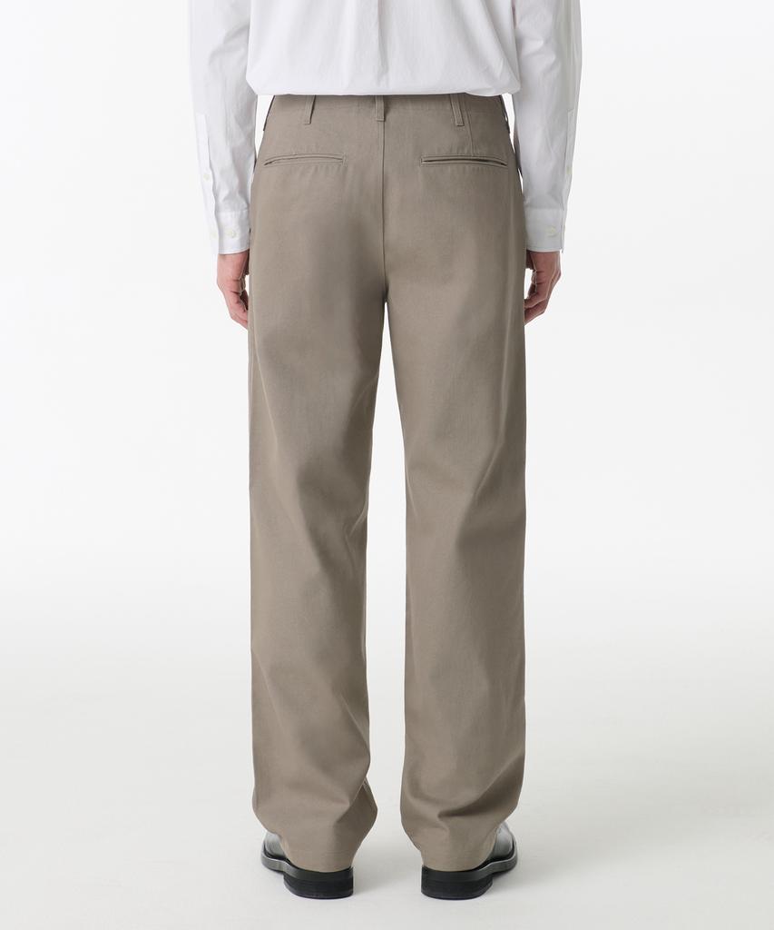 MUSINSA STANDARD Denim-Like Officer Pants [Grayish Beige]