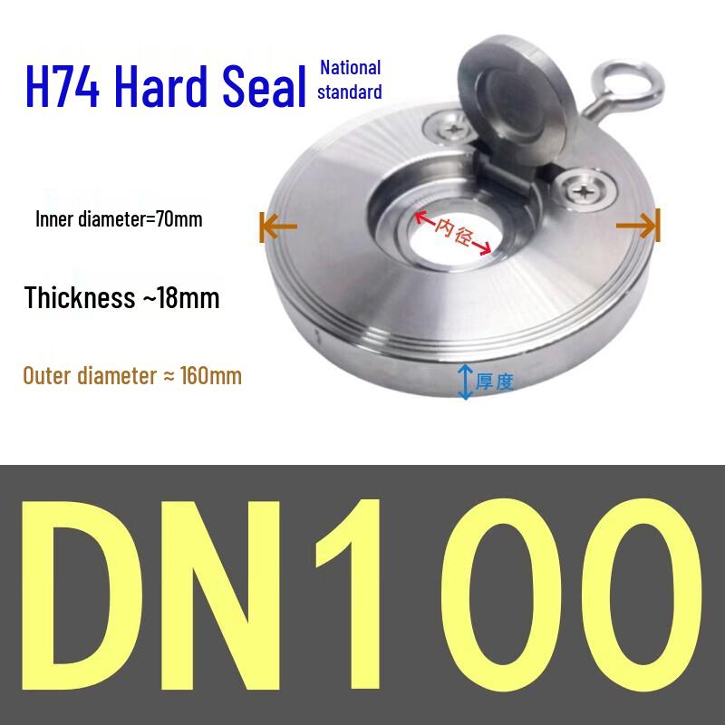 Rongyu 304 Stainless Steel Wafer Check Valve