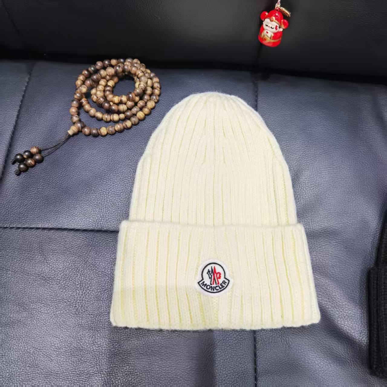 

Унисекс вязаная шапка 2025: M-Style Шерстяной Хип-Хоп Пуловер Тренд слоновая кость/белый