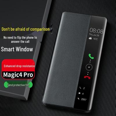 Pouzdro na mobilní telefon Honor Magic Series z PU kůže s odklápěcím krytem