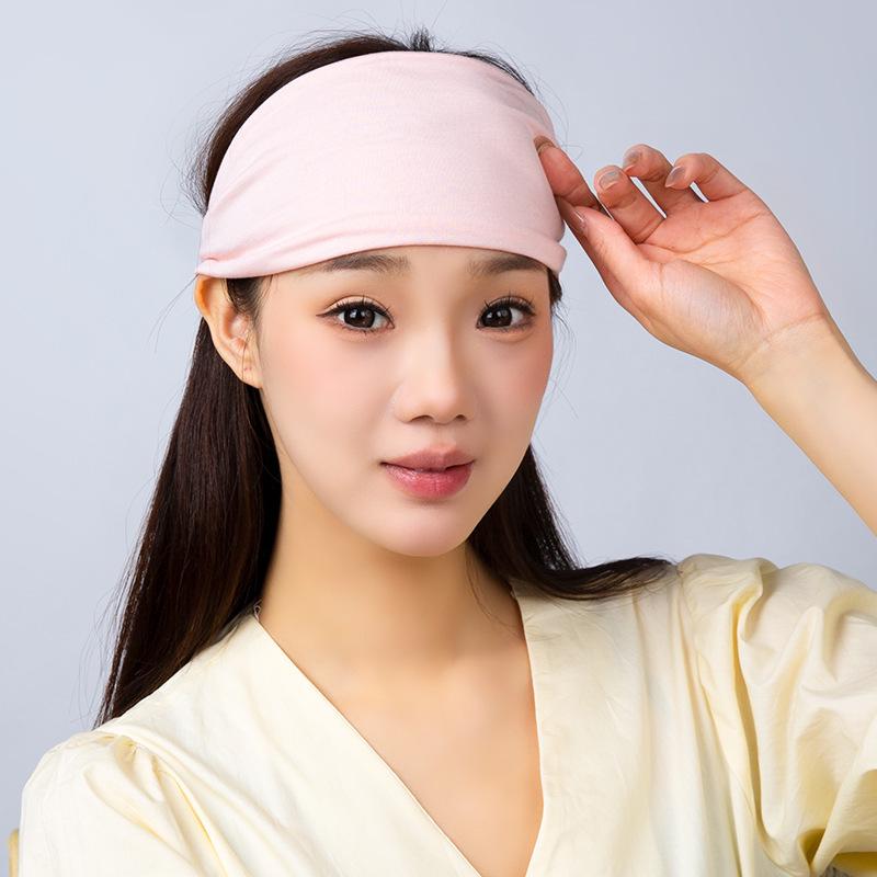 

Postpartum Summer Windproof Modal Headscarf and Forehead Protector Headband