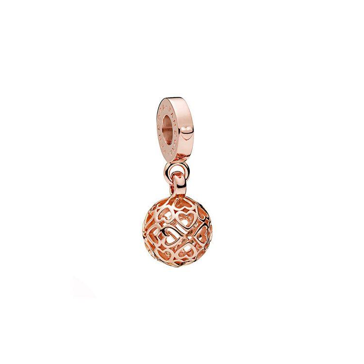Pandora Rose Gold Harmony Heart Pendant Women Jewelry 787255 Rose Gold