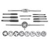 20PCS/SET M3-M12 Metric Tap And Die Set Thread Tap And Dies Adjustable Tap Wrench Threading Tools Screw Tap Hand Tools