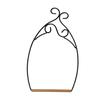 Hummingbird Swing And Perch Rustic Metal Frame Birds Swing with Wood Perch Hanging Parrot Perch for Outdoor Garden Patio Balcony
