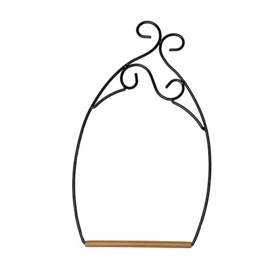 Hummingbird Swing And Perch Rustic Metal Frame Birds Swing with Wood Perch Hanging Parrot Perch for Outdoor Garden Patio Balcony