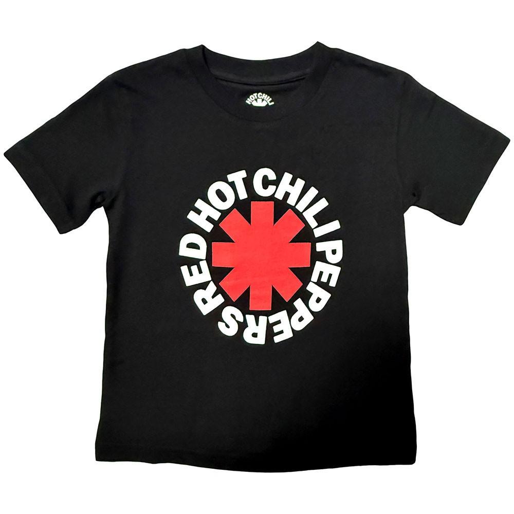 Boys  Red Hot Chili Peppers Classic Asterisk T-shirt Youth X-Small Black L