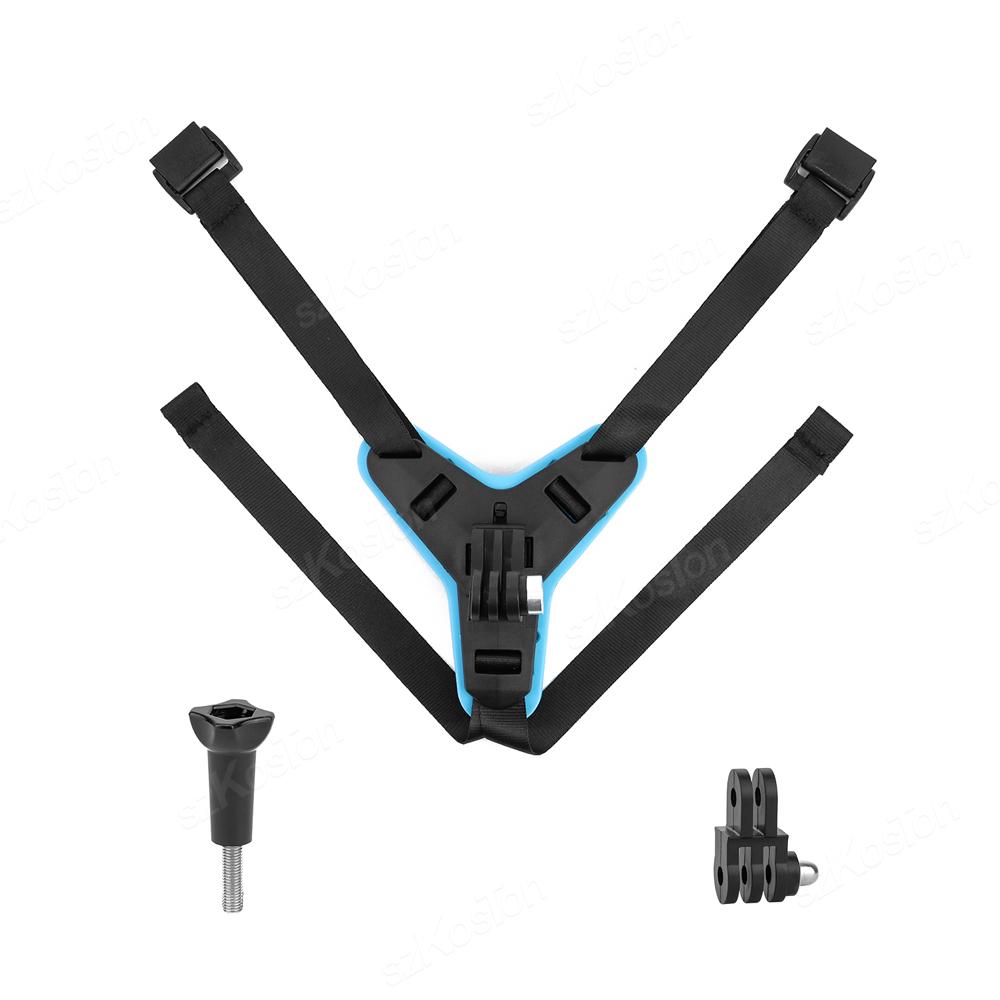 Motorcycle Helmet Chin Strap Mount For GoPro Hero 12 11 10 9 8 Insta 360 X3 GO 3 Xiaomi Yi SJCAM DJI Action 3 4 Accessories