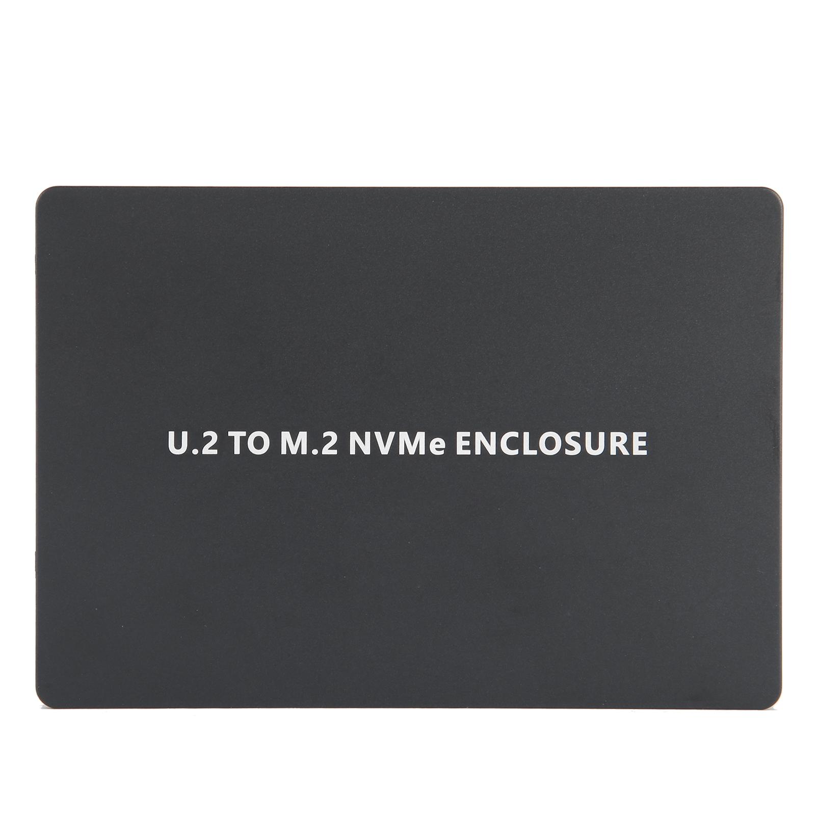 

Жесткий диск U2BOX PCIE3.0 NVME - U.2 адаптерная карта SFF8639 алюминиевый корпус U2 SSD черный (Нет чёрный