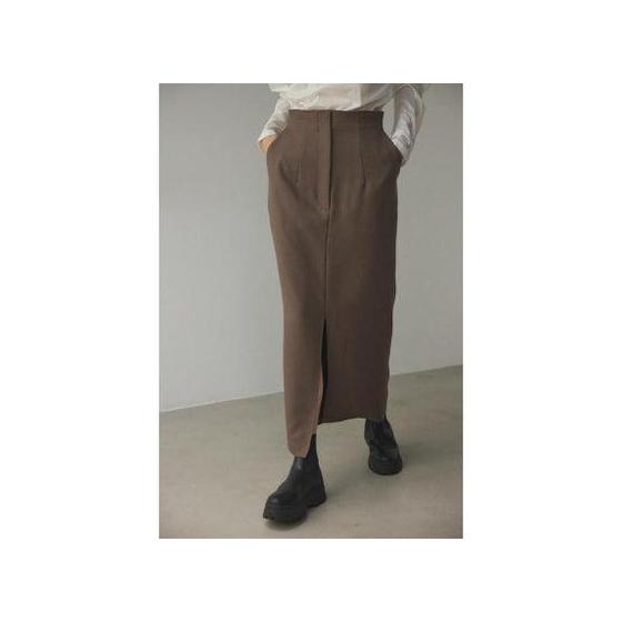 BLACK BY MOUSSY basic tight slit skirt (BRN)