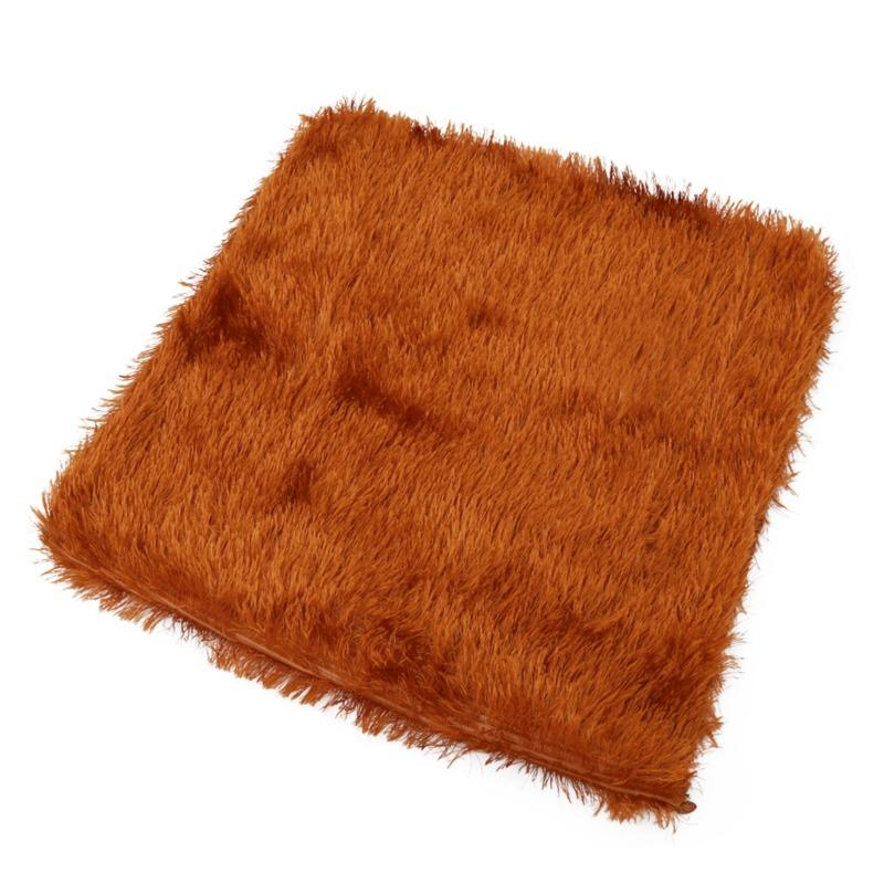 Home Backrest Cover 41x41cm Solid Color Cushion Cover Plush Decor Throw Pillows for Sofa Car Bedroom Lumbar Pillow Home Decor