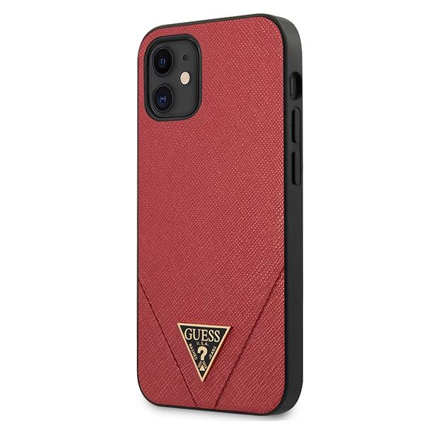 Guess Guhcp12Svsatmlre Iphone12 Mini 5,4 Czerwony/Red Hardcase Saffiano