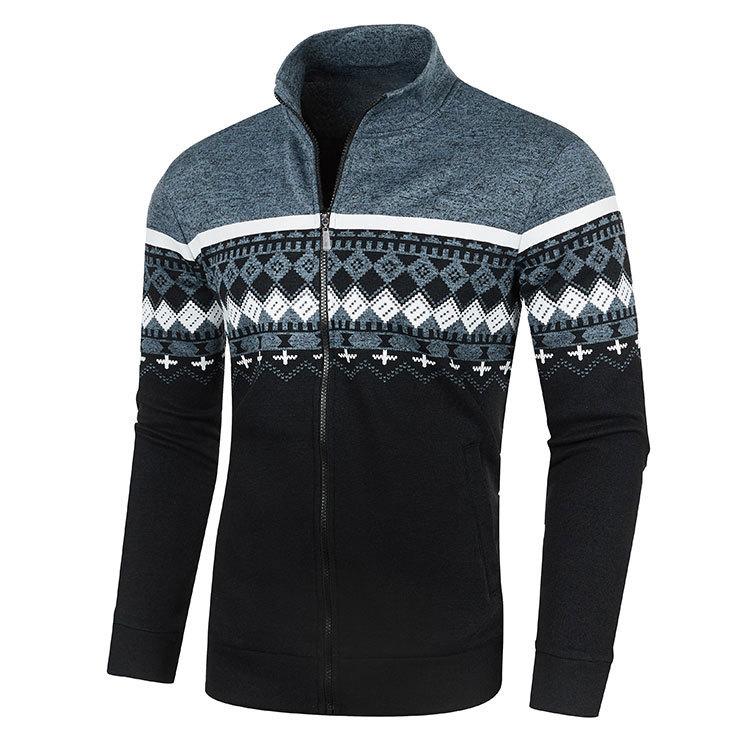 Cardigan da Uomo Autunno Inverno Giacca Maglione Cappotti Caldi Maglioni Casual Maschili Slim Fit Capispalla Maglioni Invernali 3XL Yasheng