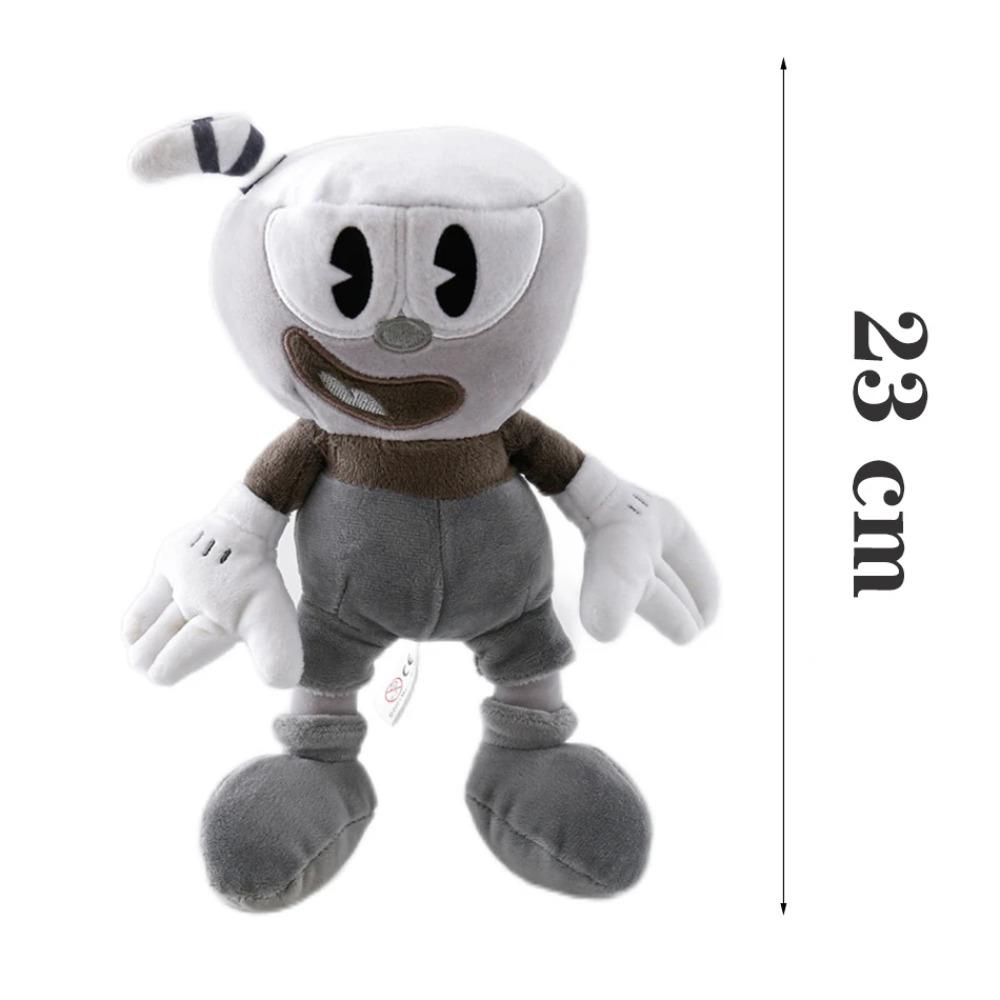 25cm Adventure Game Cuphead Plush Toy Mugman The Devil Legendary Chalice Plush Dolls Toys for Children Gifts Christmas Present
