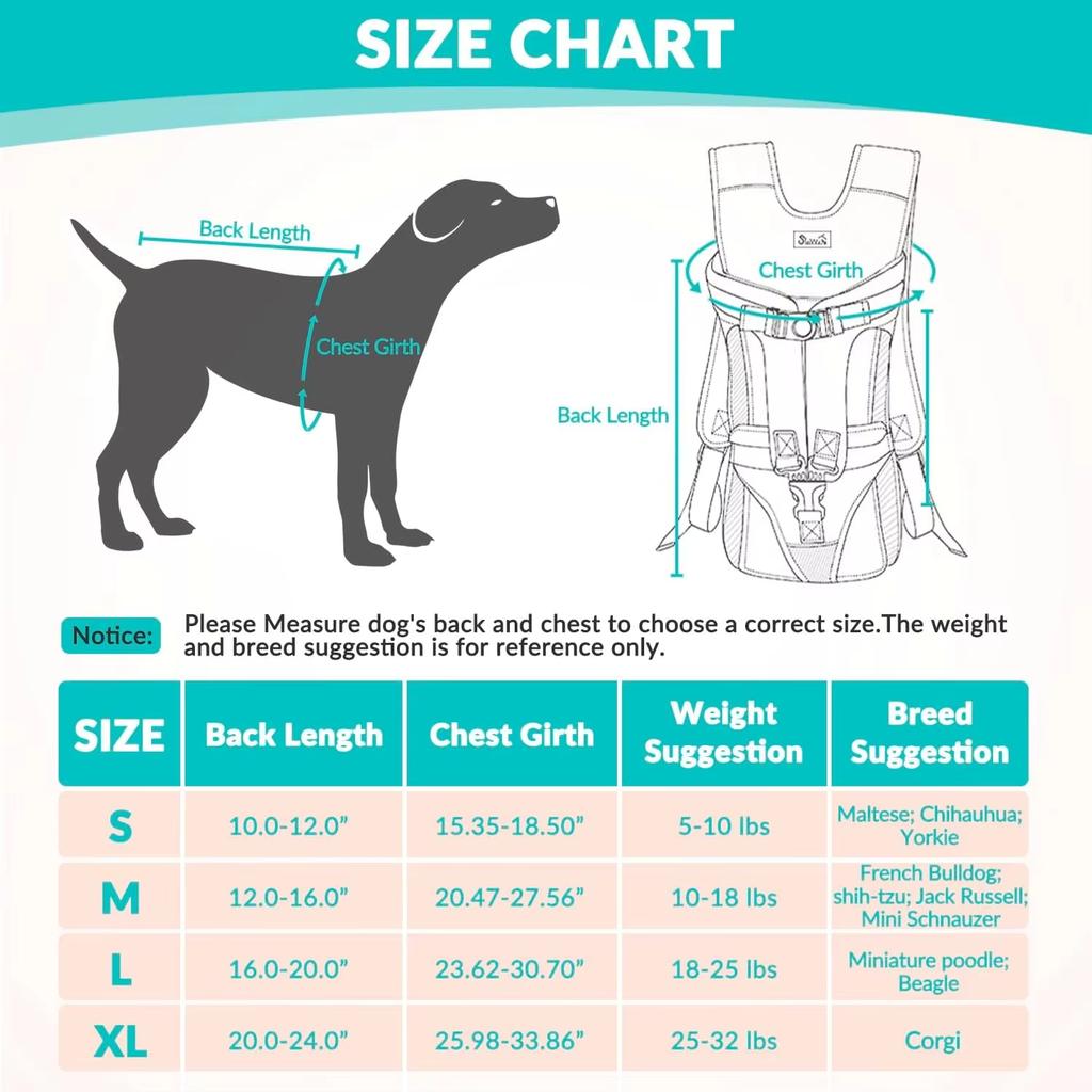 Hunde Transportrucksack Verdickter Schwamm Haustier Front Hunde Transportrucksäcke Outdoor Tragbar Verstellbar Freihändig Hunde Rucksack
