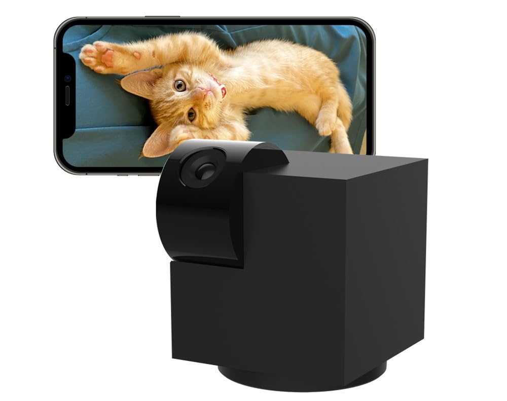 

Edison Smart CUBE (Black) Smart Camera with Amazon Alexa, Compact Wi-Fi, Baby Monitor, Pet Camera, Security Camera, Indoor Network Camera