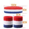 3Pcs Rainbow Color Stripe Sweatband Moisture Wicking Summer Sport Headband Wristband for Fitness Running Yoga Football Athletics
