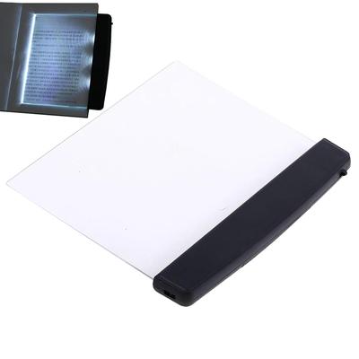 1 Peça Luz de Leitura LED Plana Criativa Visão Noturna Proteção Ocular Luz de Leitura Luz Noturna para Estudantes Luzes LED para Cuidado com os Olhos do Livro