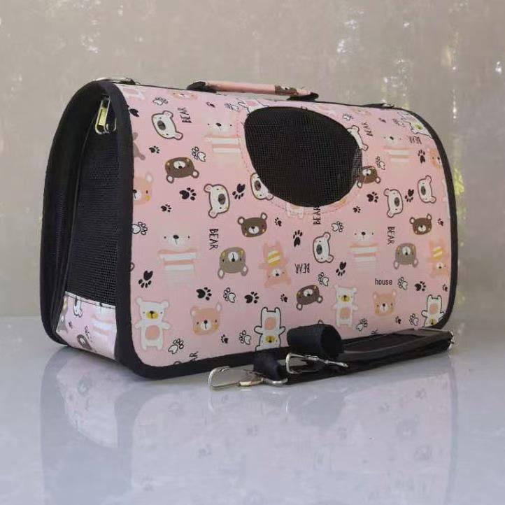 Multi-Color Portable Cat Backpack - Breathable, Foldable, Large Space, Single Shoulder Design for Travel