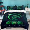 Alien Artwork 3pcs Bedding Set,Including 1pc Duvet Cover And 2pcs Pillowcases Perfect Gift for Christmas,Ideal for Bedroom, Dormitory