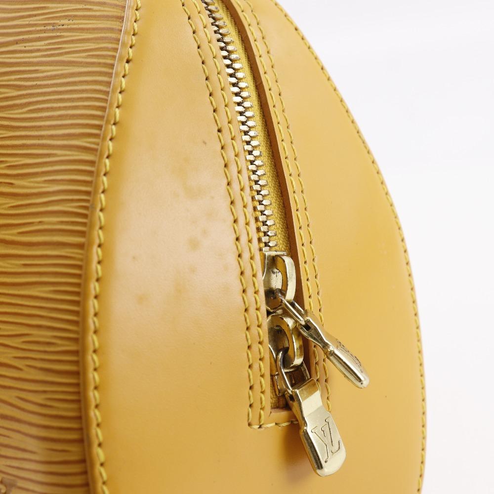 Louis Vuitton Jasmin Handbag M52089 Tassiri Yellow Yellow Epi Leather Women Used
