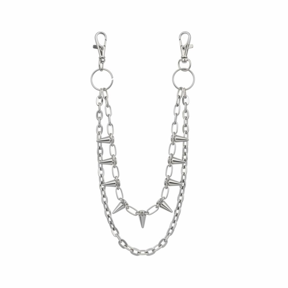 Hip-Hop Nieten Hosenkette Metall Hosenkette Mode Schlüsselanhänger Für Männer Frauen