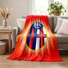 Bologna Football Club Blanket Flannel Blanket Soft Cozy Plush Throw for Sofa Bed Lightweight Home Decor