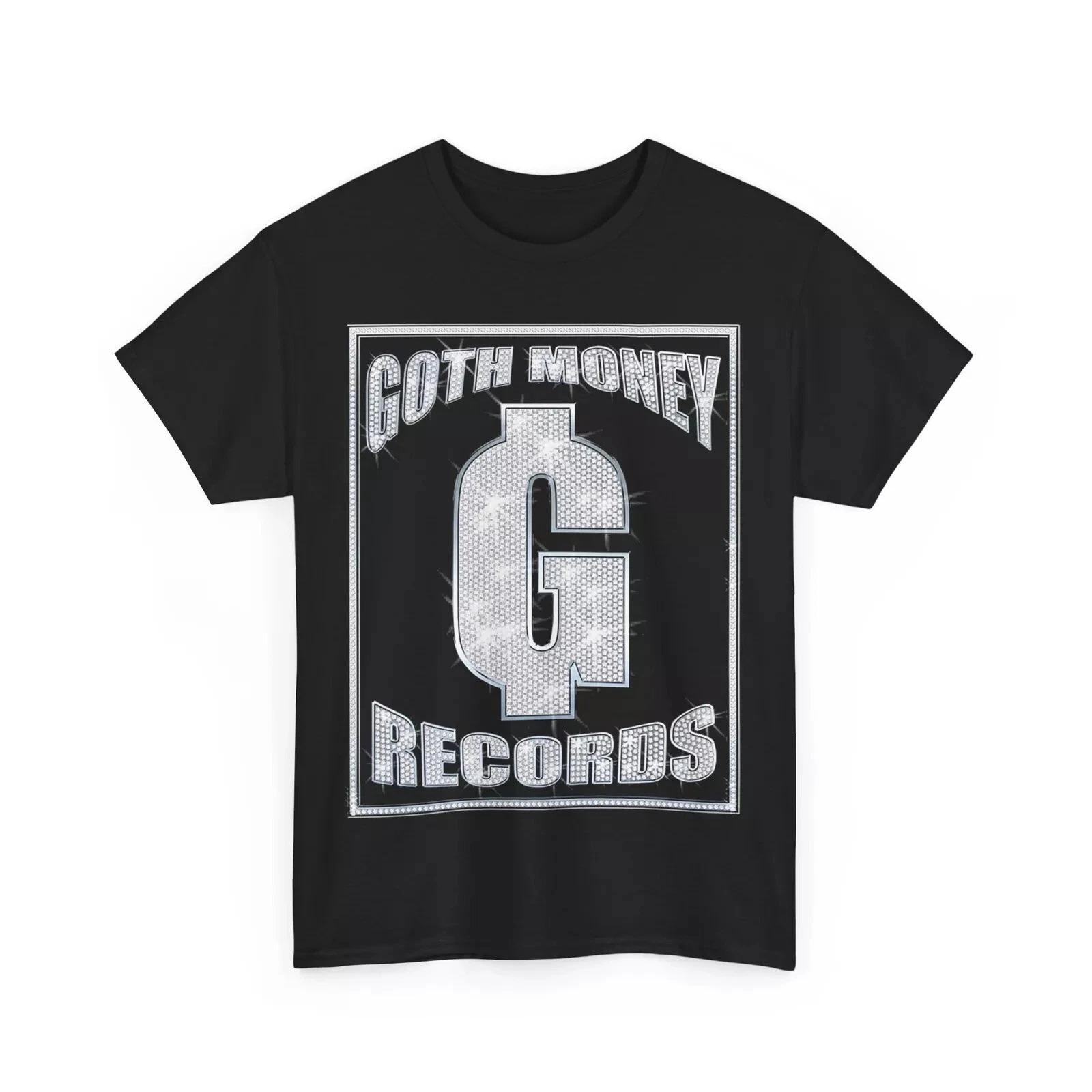 Goth Money Records Bling Heavy Cotton Tee Shirt streetwear S