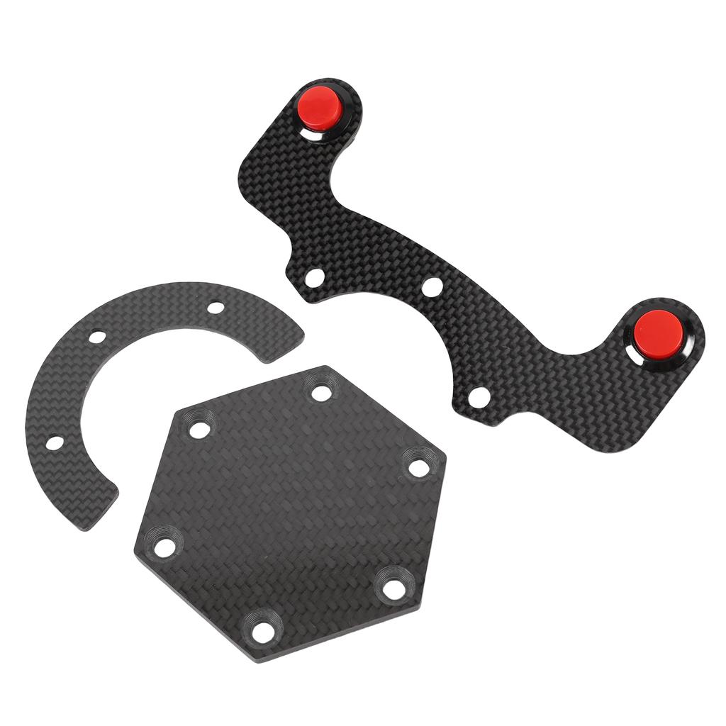 Steering Wheel Center Cap Kit High Strength Carbon Fiber 6 Hole Replacement VERTEX 6 Bolts Steering Wheels