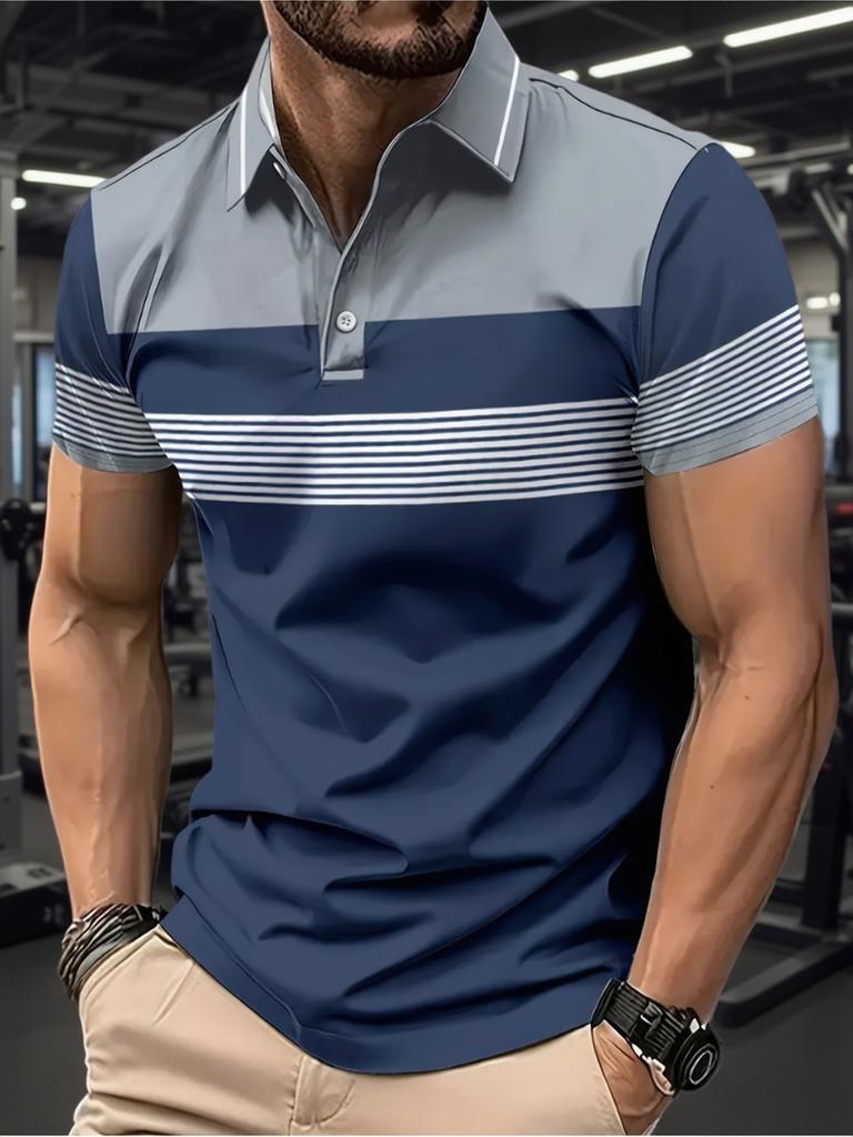 Men's Printed Casual Fashion Short-Sleeve Shirt