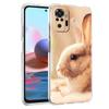 Cute White Baby Rabbits Phone Case For Xiaomi Redmi Note 14 13 12 5G 9S 9 10 11 Pro Plus 4G 9T 14C 13C 12C 10C 9C 9A Clear Cover